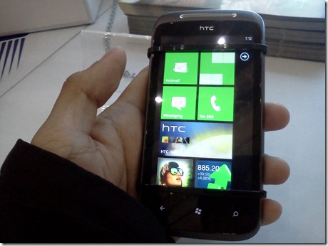 HTC's Windows Phone 7